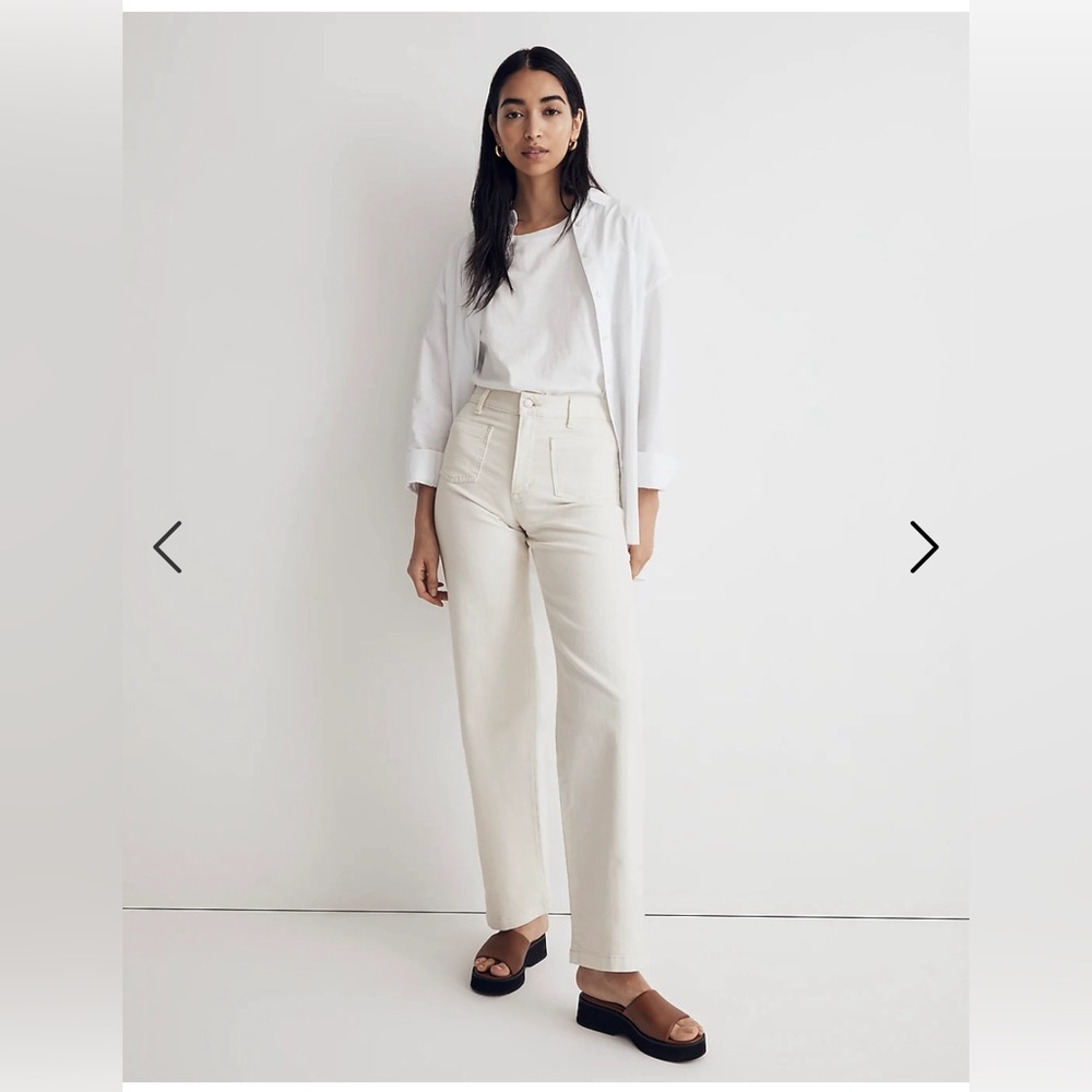 The Perfect Vintage Wide-Leg Jean in Vintage Canvas